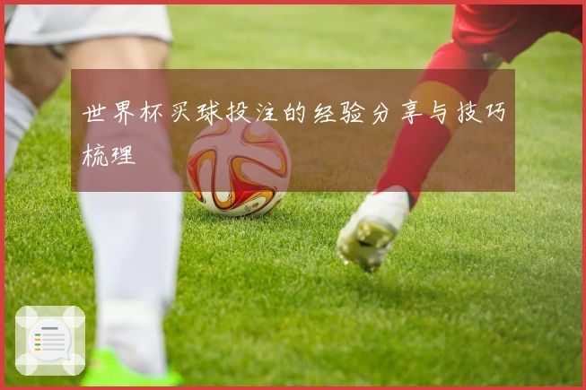 世界杯买球投注的经验分享与技巧梳理