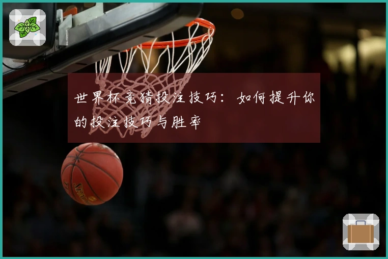世界杯竞猜投注技巧：如何提升你的投注技巧与胜率